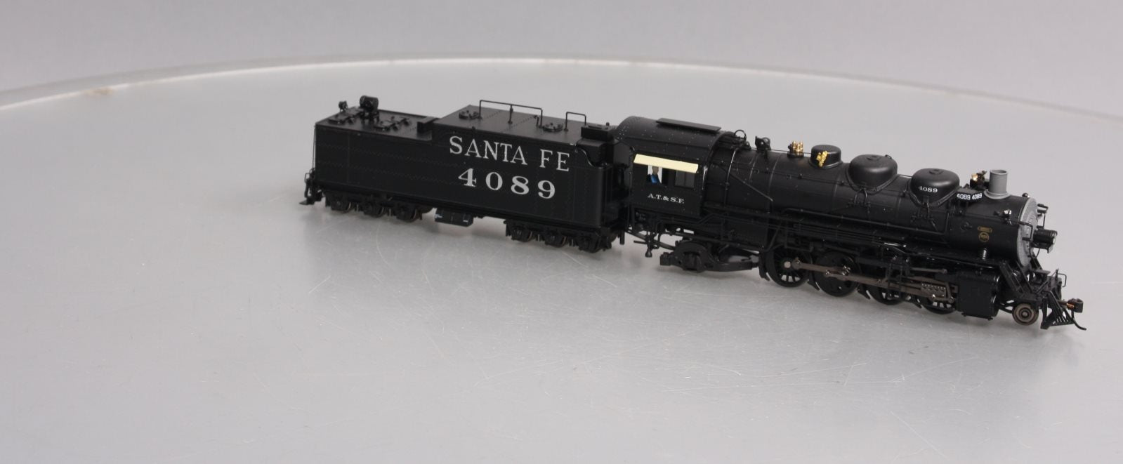 Broadway Limited 4767 HO ATSF 2-8-2 Mikado Steam Locomotive #4089 with Sound