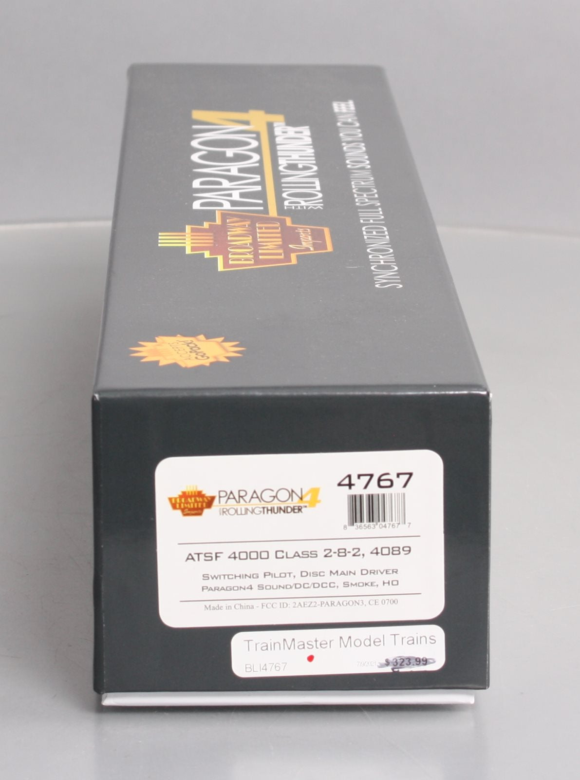 Broadway Limited 4767 HO ATSF 2-8-2 Mikado Steam Locomotive #4089 with Sound