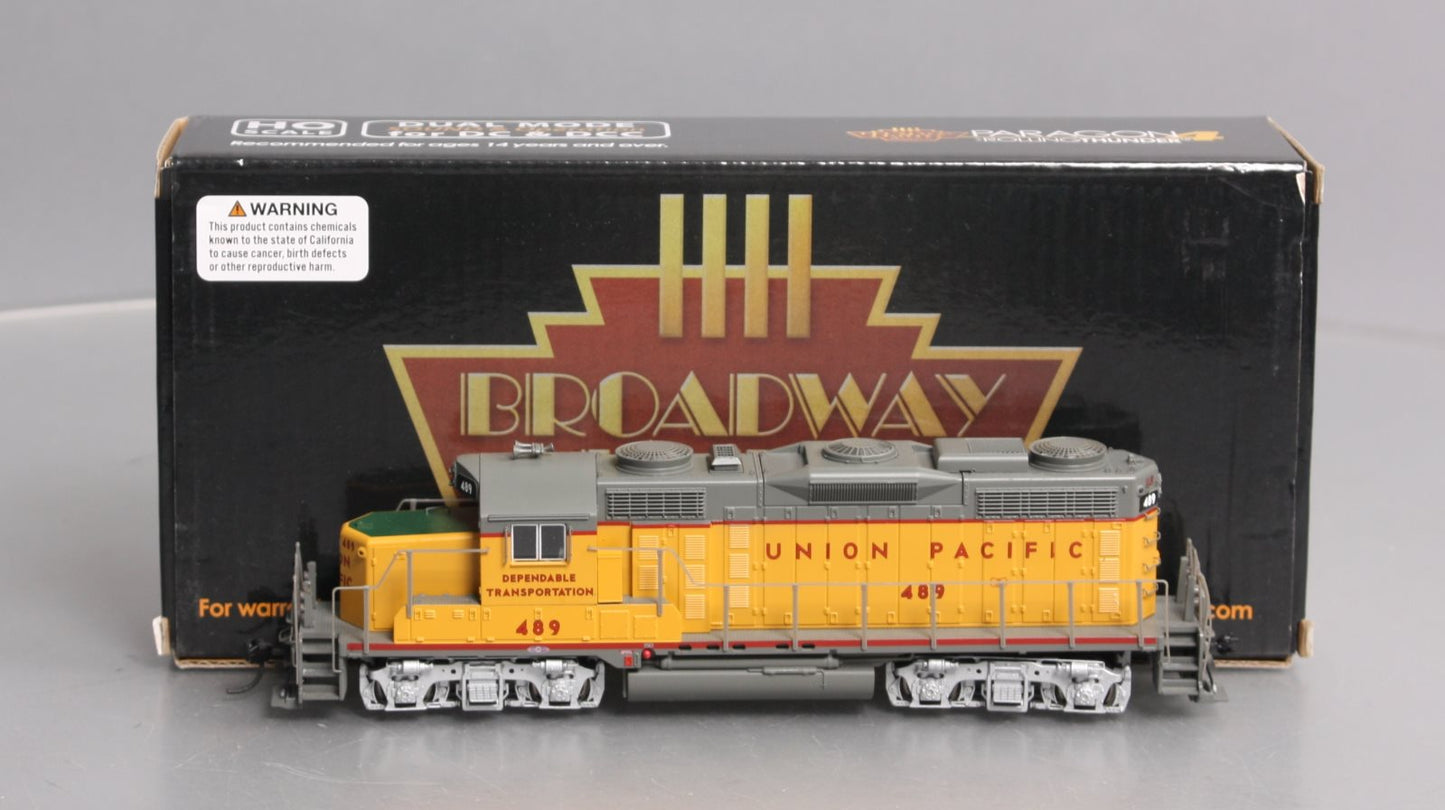 Broadway Limited 4278 HO UP EMD GP20 Diesel Locomotive #489 w/ Sound & DCC