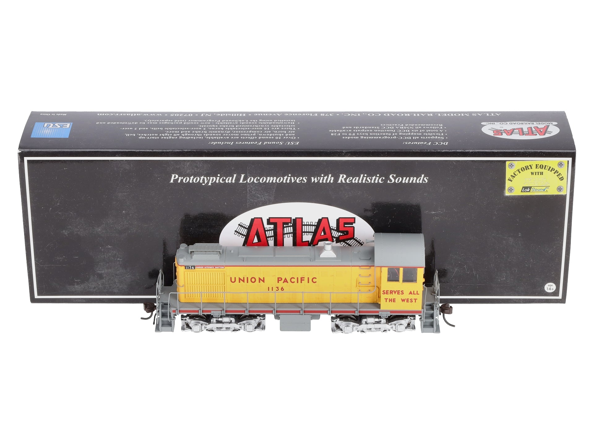 Atlas 10001926 HO Union Pacific ALCO S-2 Locomotive #1136