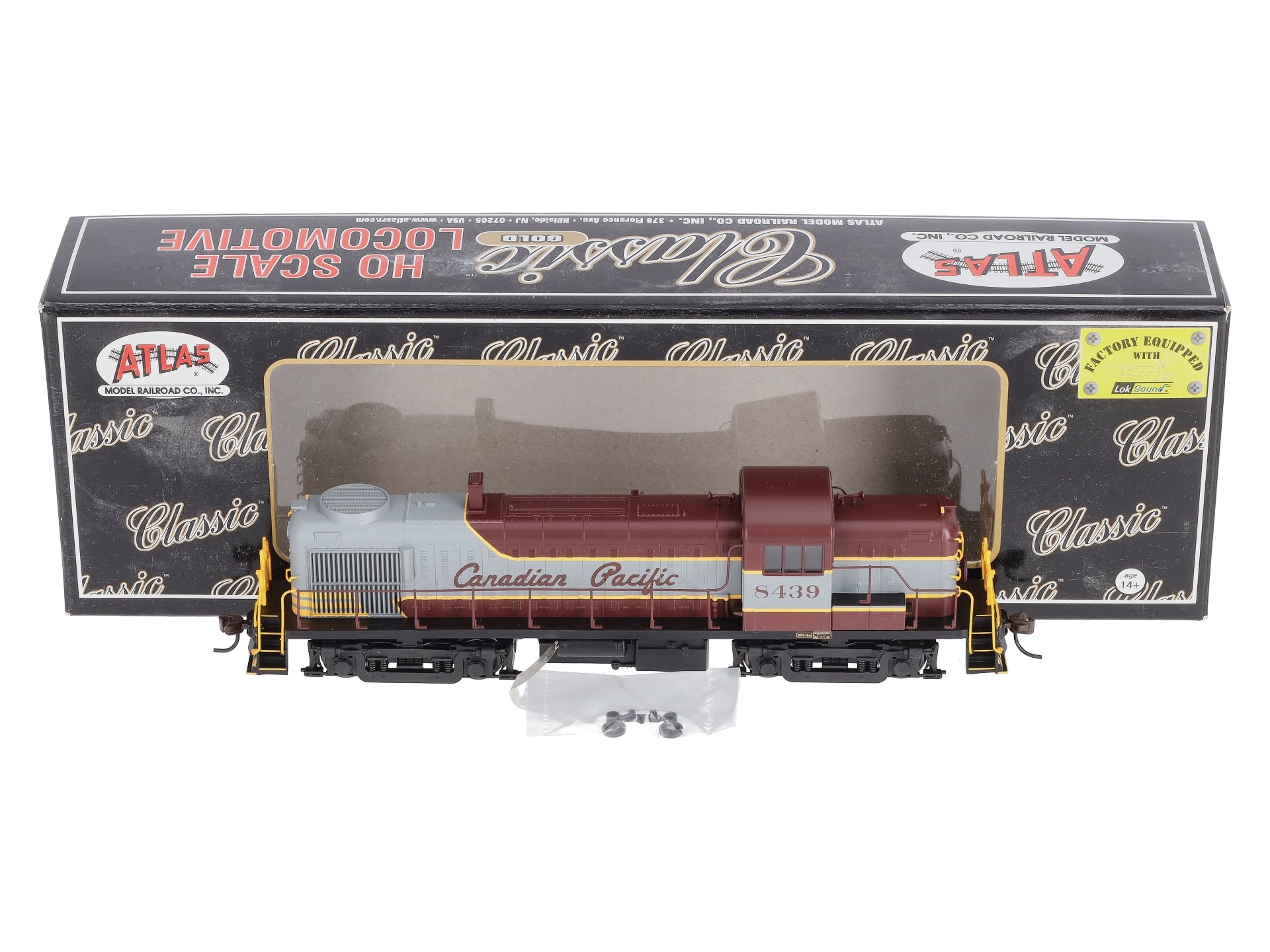 Atlas 10001953 HO Canadian Pacific Alco RS3 Water-Cooled Exhst w/Snd & DCC #8439