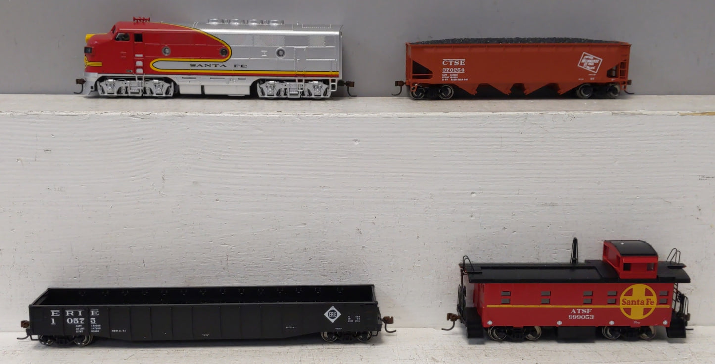 MTH 81-4001-1 HO F-3 Diesel R-T-R Sante Fe Archive Freight Train Set
