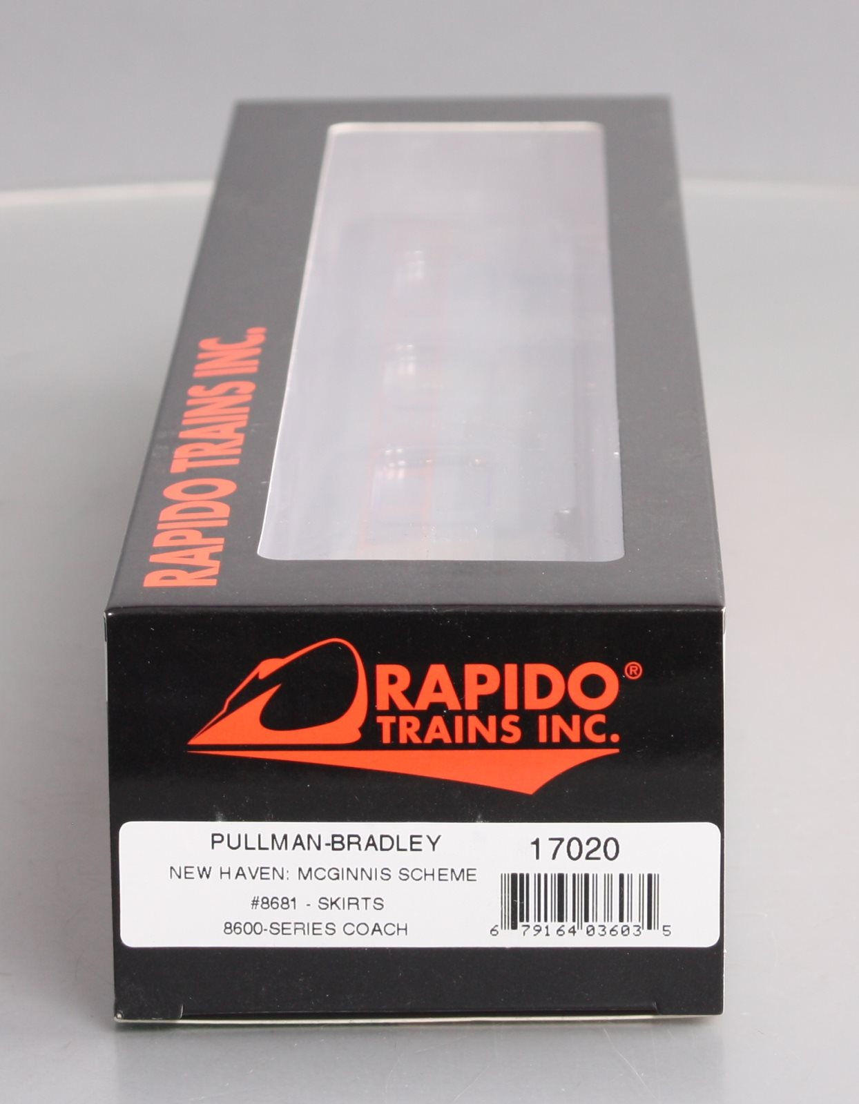 Rapido Trains 17020 HO NH McGinnis Scheme Pullman-Bradley #8681