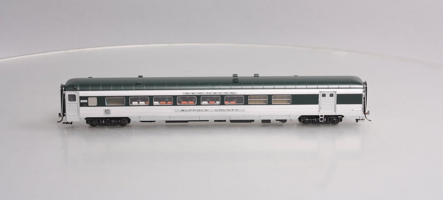 Rapido Trains 134001 HO New Haven "Suffolk County" PS County Car w/Baggage