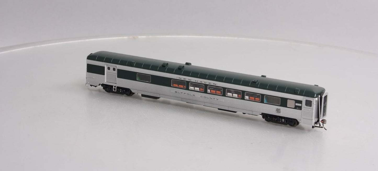 Rapido Trains 134001 HO New Haven "Suffolk County" PS County Car w/Baggage