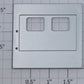 Lionel 2530-12 Silver Baggage Car Door-No Handle
