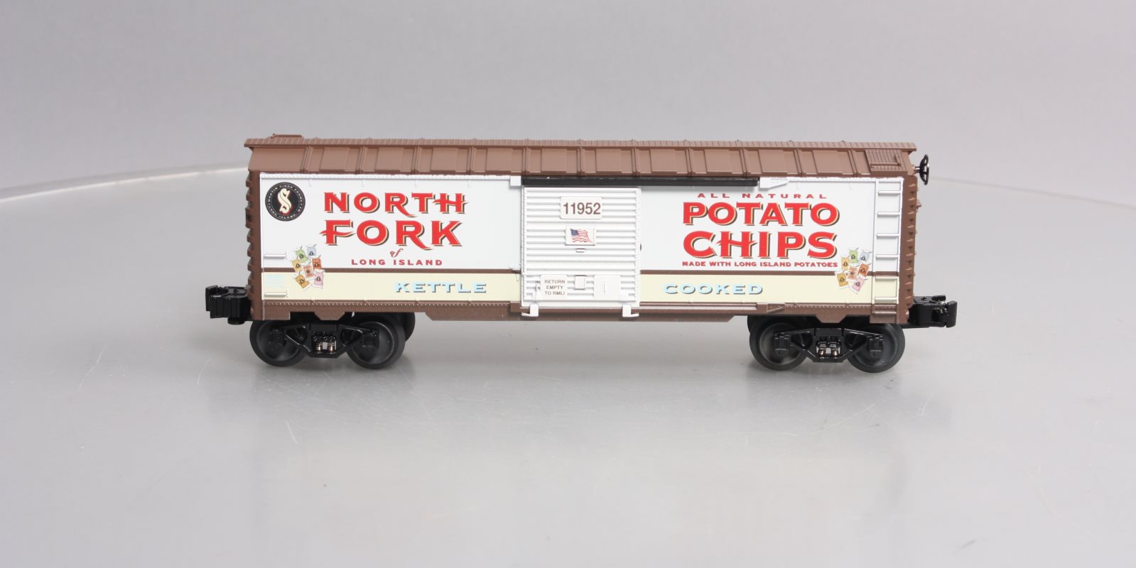 Lionel 6-84598 O Sidor's North Fork Potato Chips Boxcar #11952 LN/Box