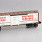 Lionel 6-84598 O Sidor's North Fork Potato Chips Boxcar LN/Box
