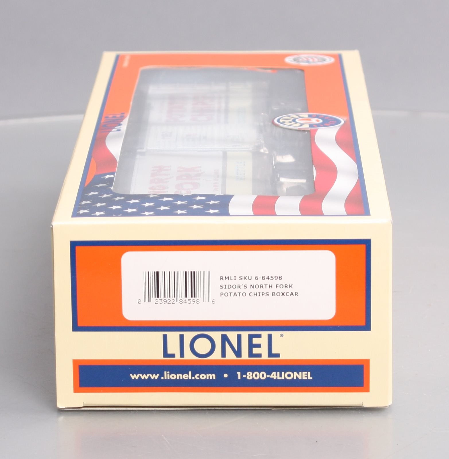 Lionel 6-84598 O Sidor's North Fork Potato Chips Boxcar #11952 LN/Box