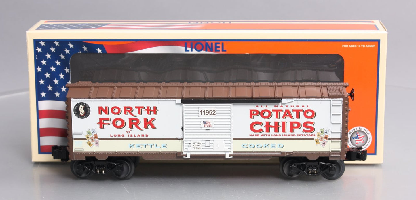 Lionel 6-84598 O Sidor's North Fork Potato Chips Boxcar #11952 LN/Box