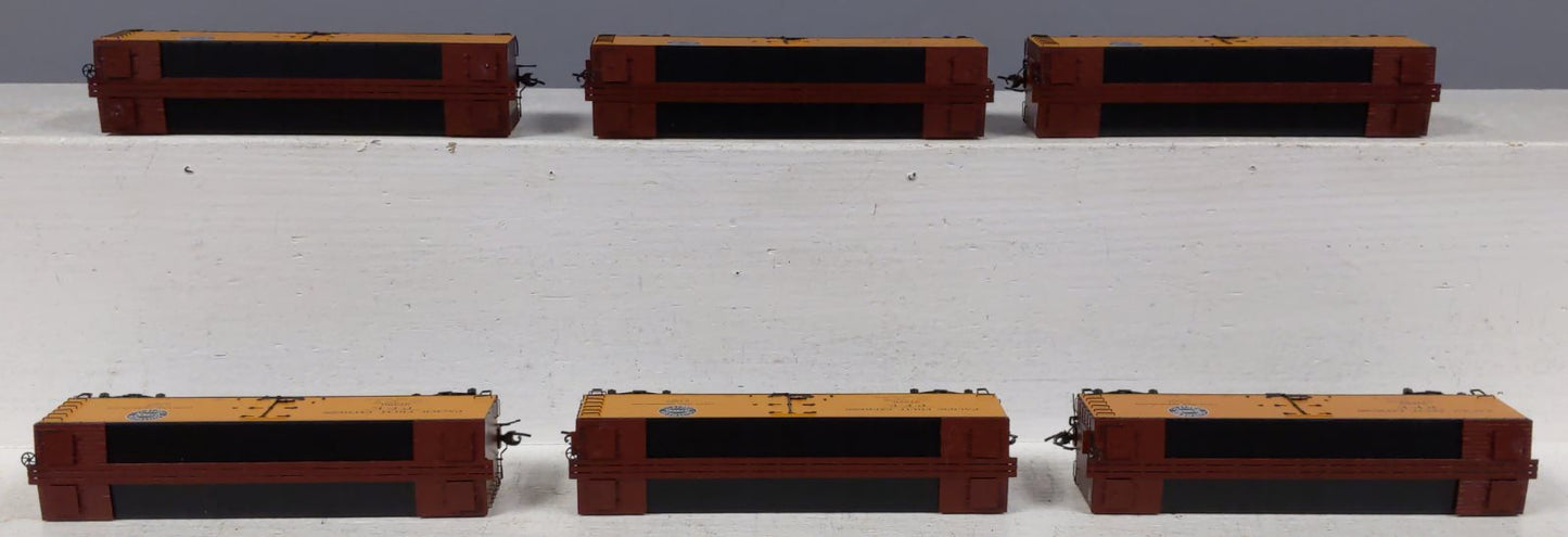 MTH 80-90002 HO Pacific Fruit Express R40-2 Reefer Car Set (Set of 6)