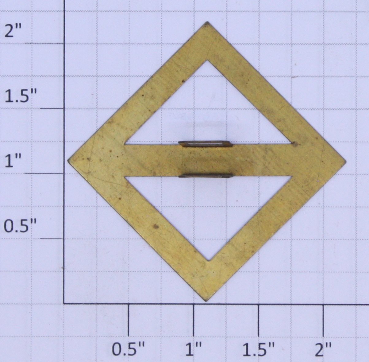 Lionel 68-3 Brass Look Out Crossing For The Locomotive Sign
