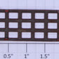Lionel 114-39 Small Red 3 X 6 End Window Frame