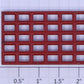 Lionel 114-40 Large Red 5x6 End Window Frame