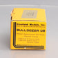 Overland OMI-3149 1:87 Yellow Pewter D8 w/Narrow Blade Bulldozer Die Cast LN/Box