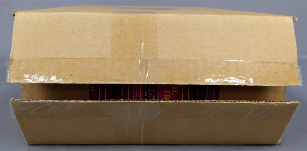 MTH 20-98103 O Gauge West Virginia Pulp & Paper Stake Flatcars (Set of 3) LN/Box