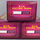 MTH 20-98103 O Gauge West Virginia Pulp & Paper Stake Flatcars (Set of 3) LN/Box