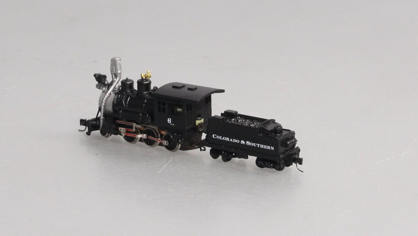 Micro-Trains 15902 Nn3 BRASS Colorado & Southern 2-6-0 Steam Locomotive & Tender LN/Box
