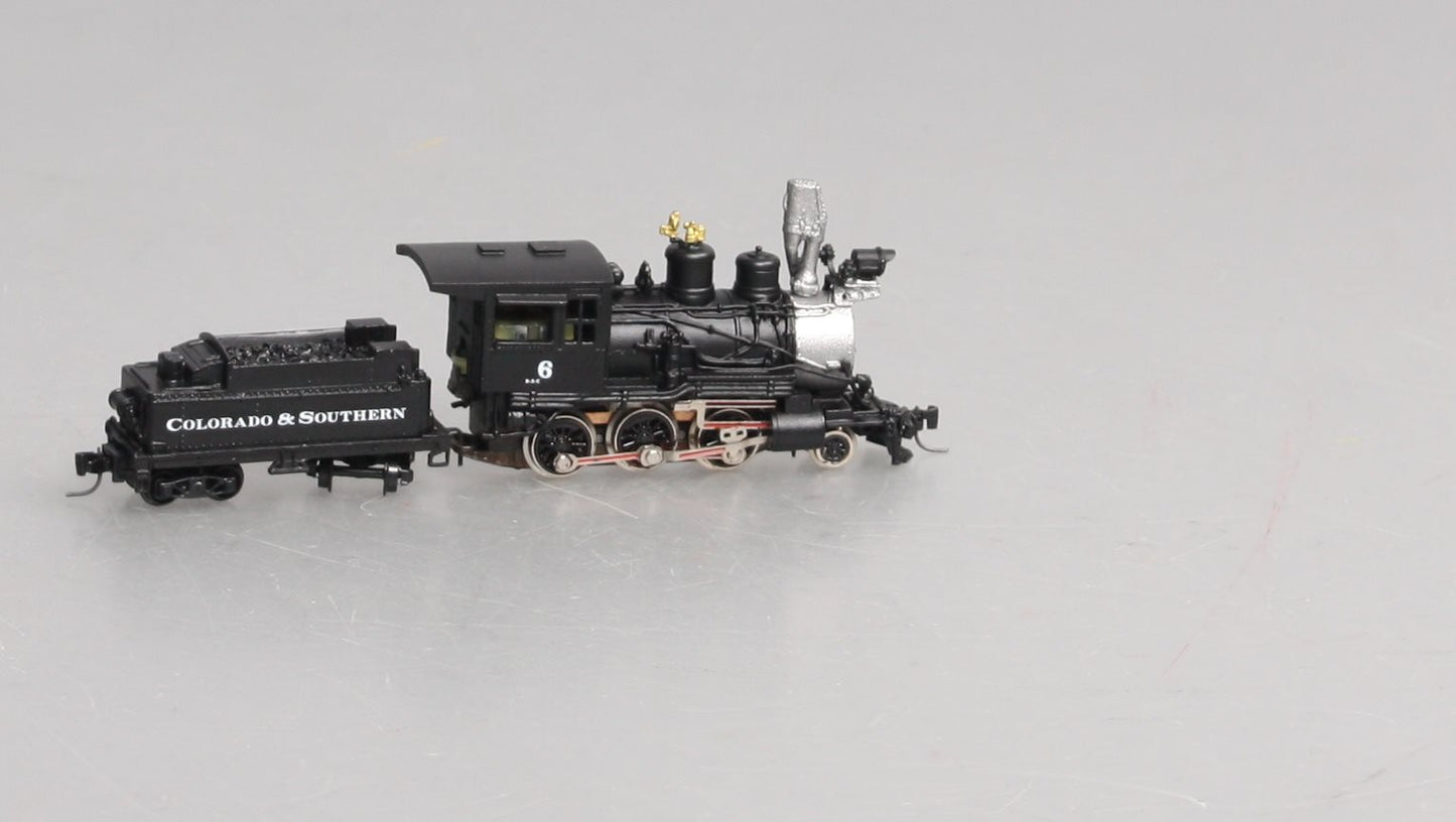 Micro-Trains 15902 Nn3 BRASS Colorado & Southern 2-6-0 Steam Locomotive & Tender LN/Box