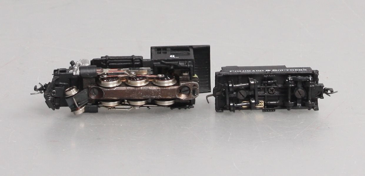 Micro-Trains 15902 Nn3 BRASS Colorado & Southern 2-6-0 Steam Locomotive & Tender LN/Box
