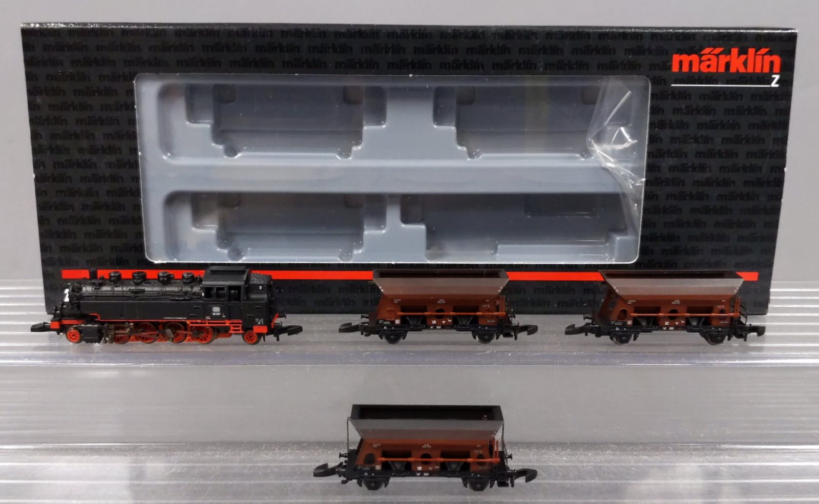 Marklin 81379 Z DB German Federal Railroad Coal Transport Train Set (Set of 3)