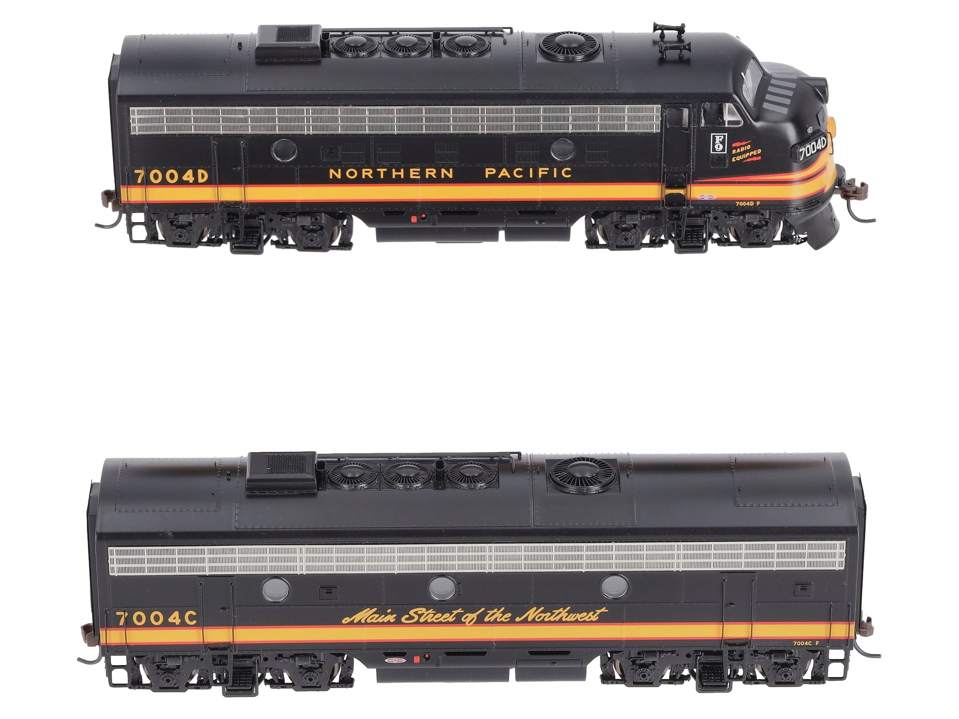 Athearn G3253 HO Northern Pacific F-9 AB Diesel Locomotive Set LN/Box