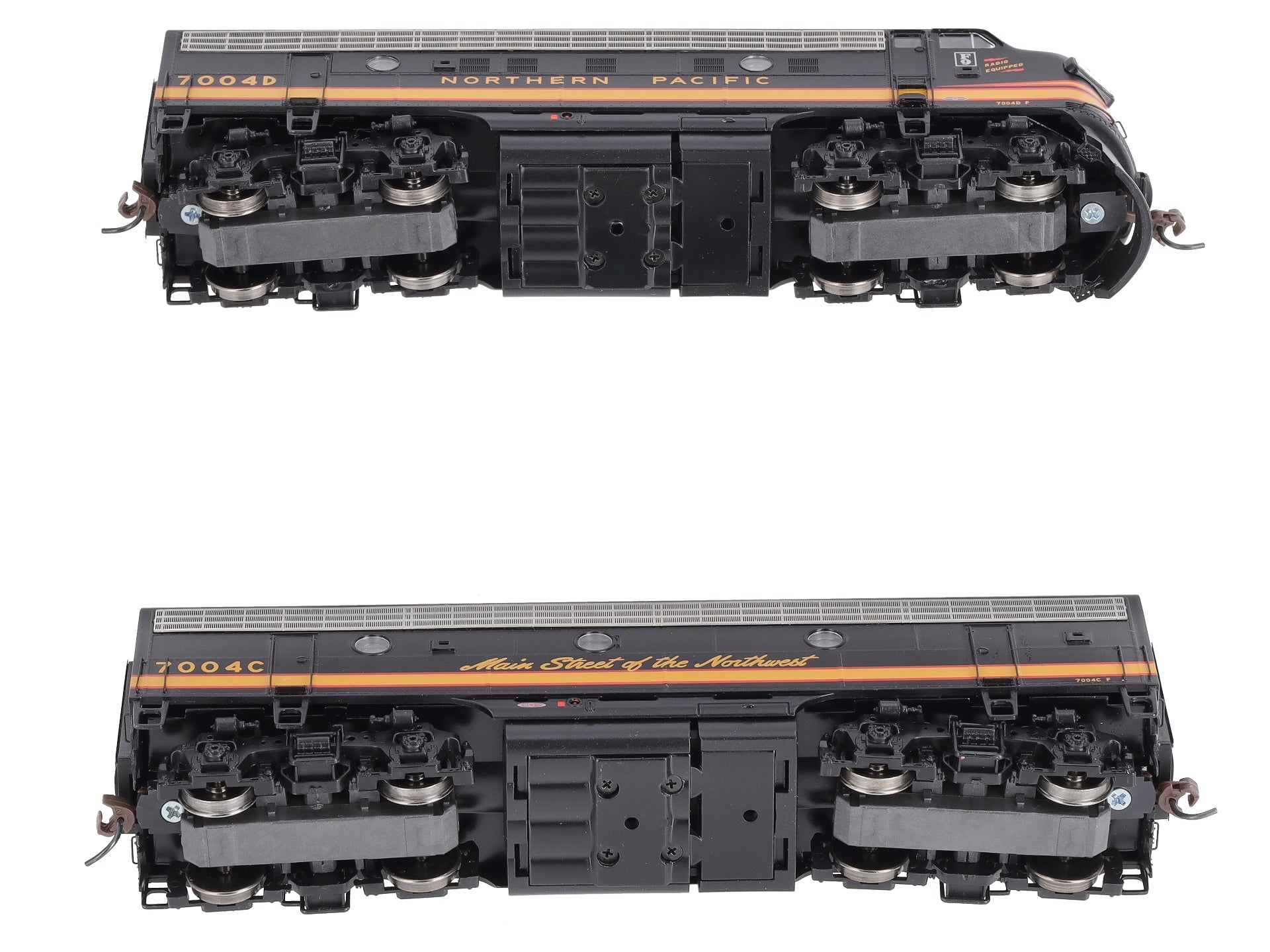 Athearn G3253 HO Northern Pacific F-9 AB Diesel Locomotive Set LN/Box