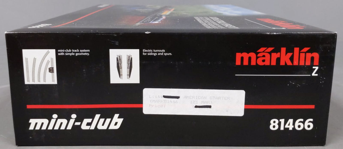 Marklin 81466 American Z Gauge Steam Freight Train Set