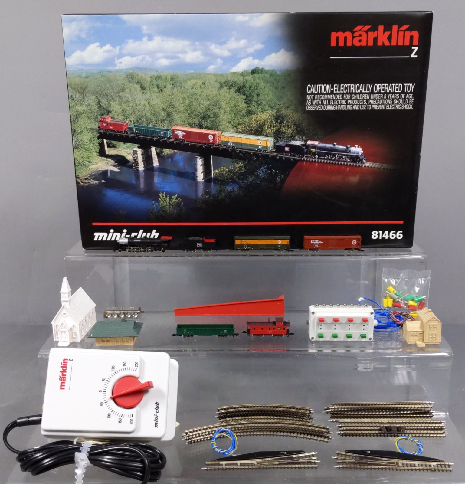 Marklin 81466 American Z Gauge Steam Freight Train Set