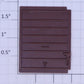 Lionel 9468-15 Left Hand Red Oxide Boxcar Door