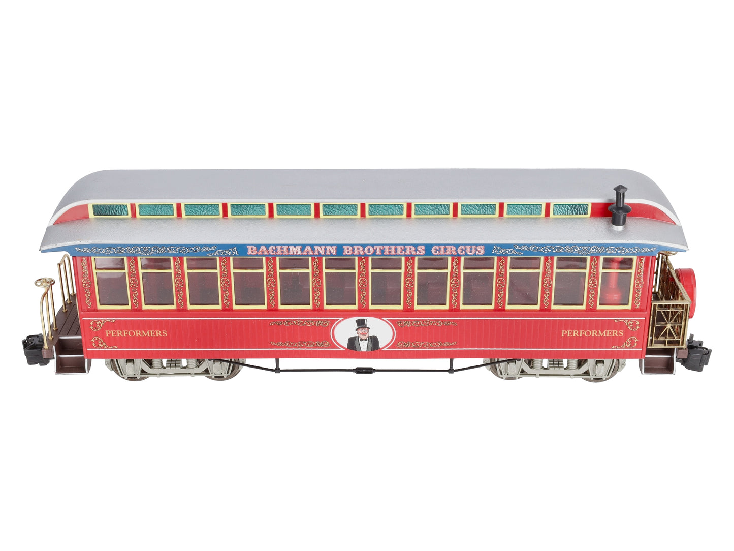 Bachmann 97381 G Scale Circus Performers Observation Car