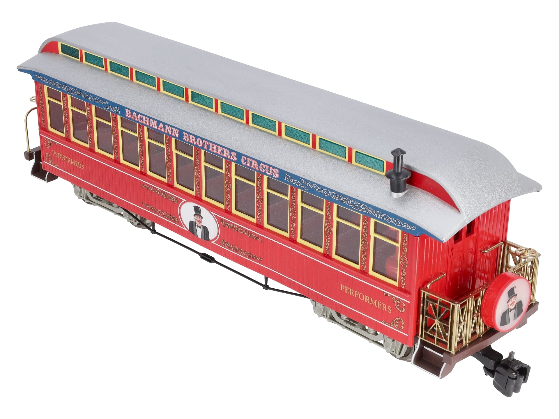 Bachmann 97381 G Scale Circus Performers Observation Car