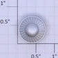 Lionel 38192-24 Silver F3 Fan Volume Knob