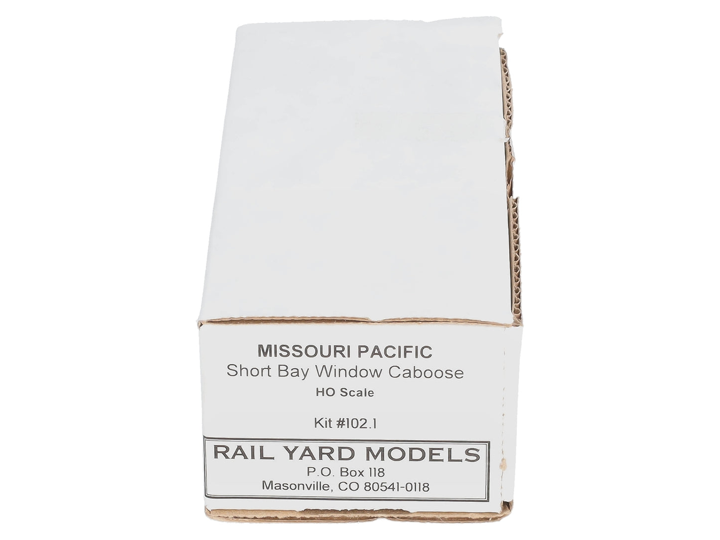 Rail Yard Models 102 HO Missouri Pacific Short Bay Window Caboose Kit