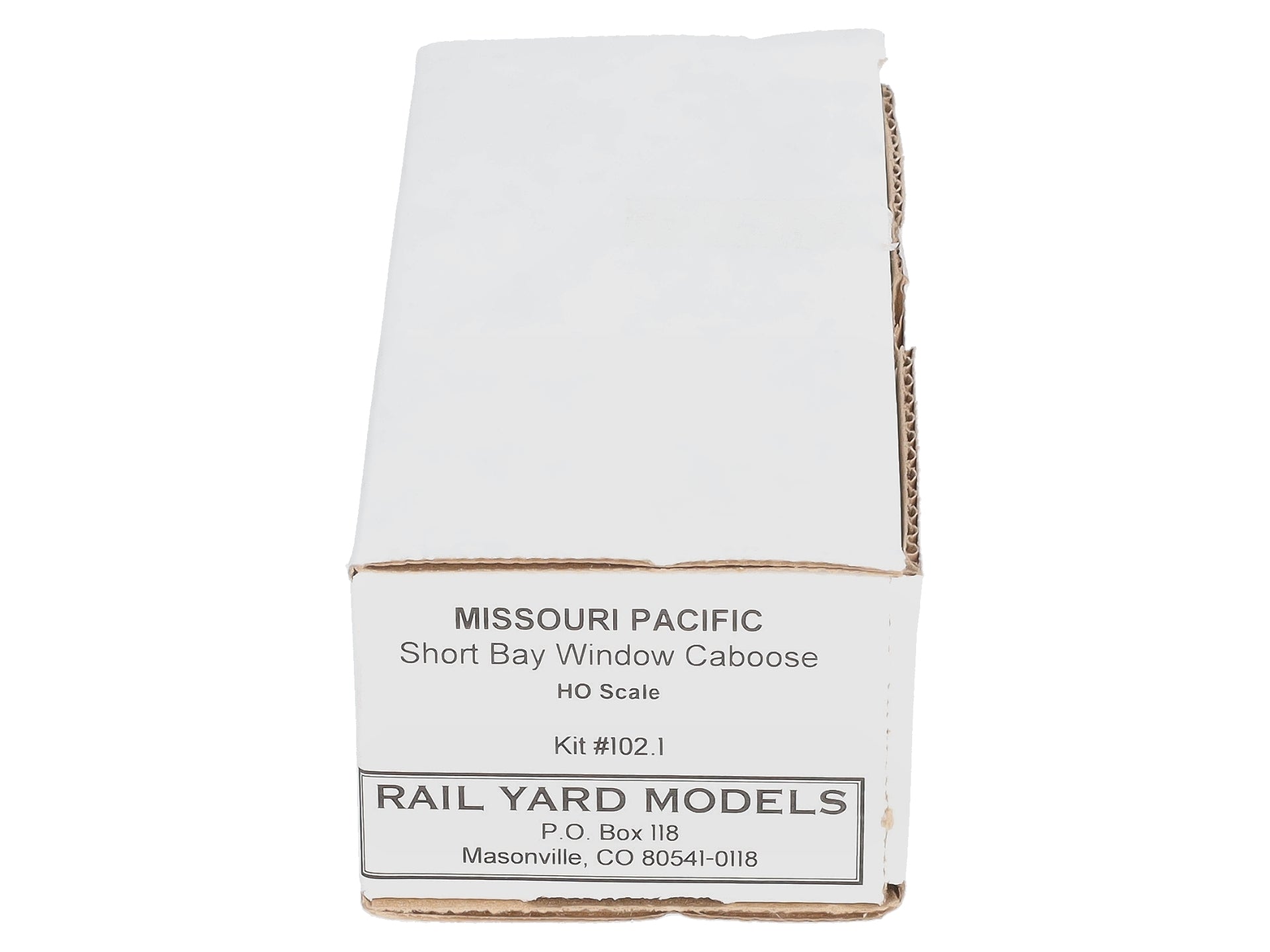 Rail Yard Models 102 HO Missouri Pacific Short Bay Window Caboose Kit