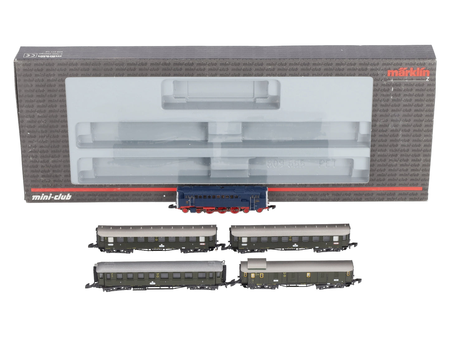 Marklin 81430 Z Scale DRG Class V120 Diesel Passenger Train Set LN/Box