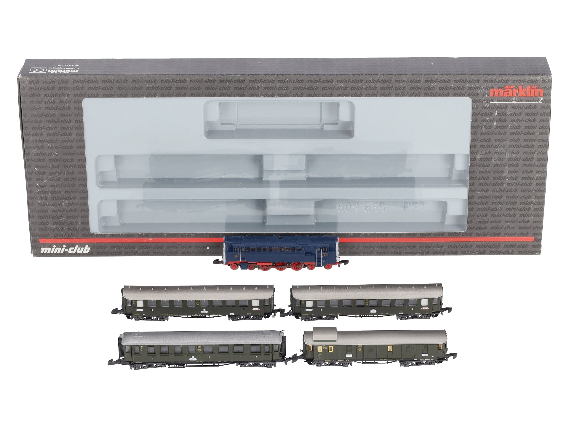 Marklin 81430 Z Scale DRG Class V120 Diesel Passenger Train Set LN/Box
