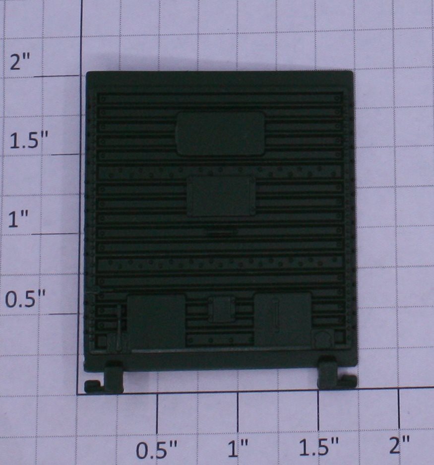 Lionel 9440-12 Green 5-Panel Boxcar Door with Door Guides