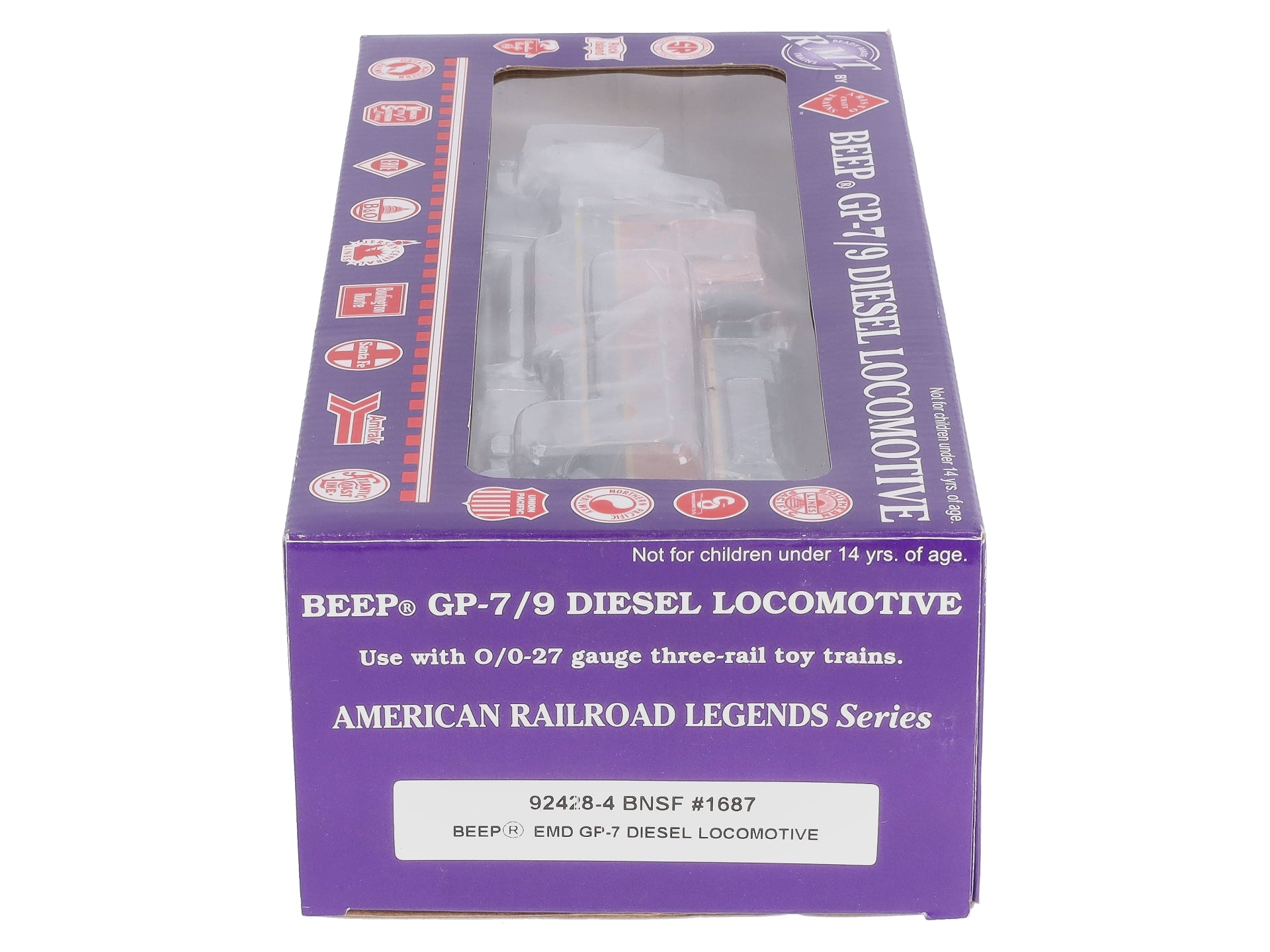 RMT 924284 O Burlington Northern Santa Fe BEEP GP-7 Diesel Locomotive #1687