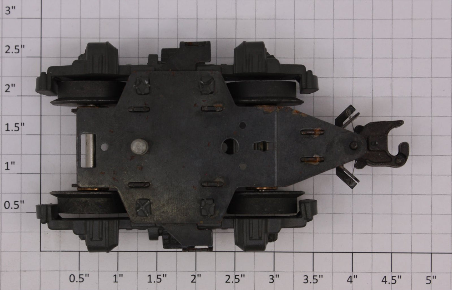 Lionel 18178-570 F-3B Black 4-Wheel Dummy Truck with Coupler
