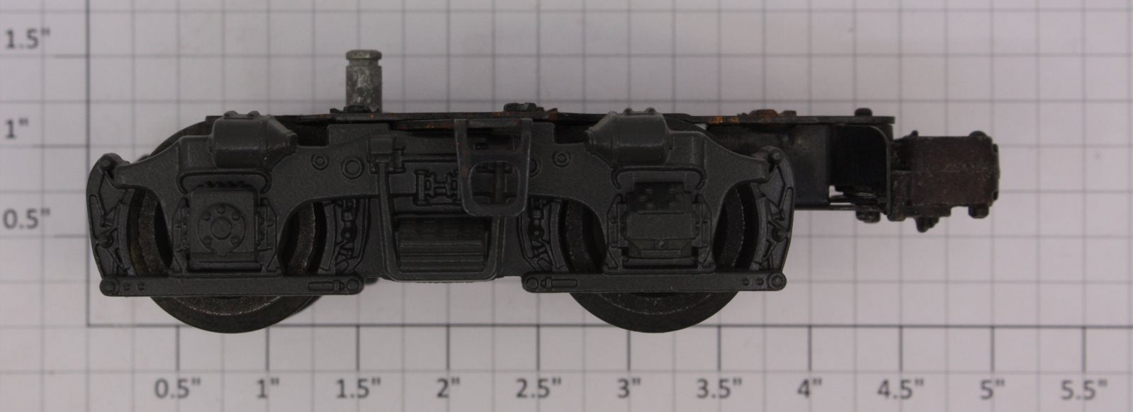 Lionel 18178-570 F-3B Black 4-Wheel Dummy Truck with Coupler