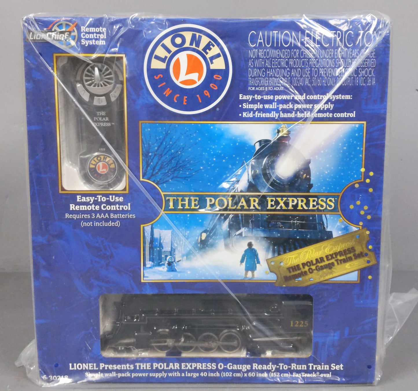 Lionel 6-30218 O Gauge LionChief Polar Express Passenger Train Set