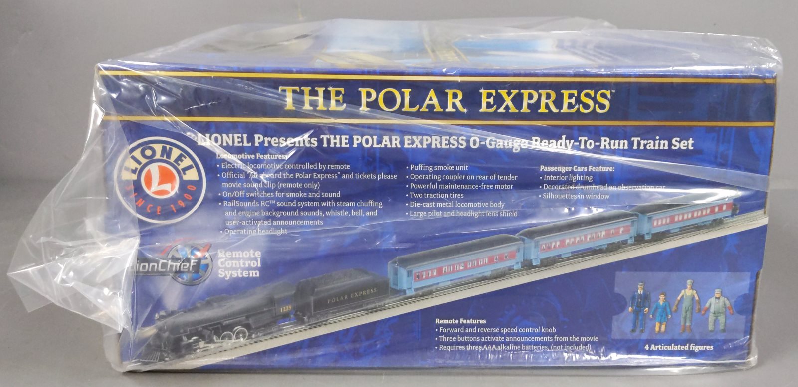Lionel 6-30218 O Gauge LionChief Polar Express Passenger Train Set