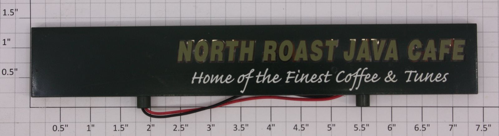 Lionel 22189-157 K-Line North Roast Java Cafe Diner Sign with Lamp Panel