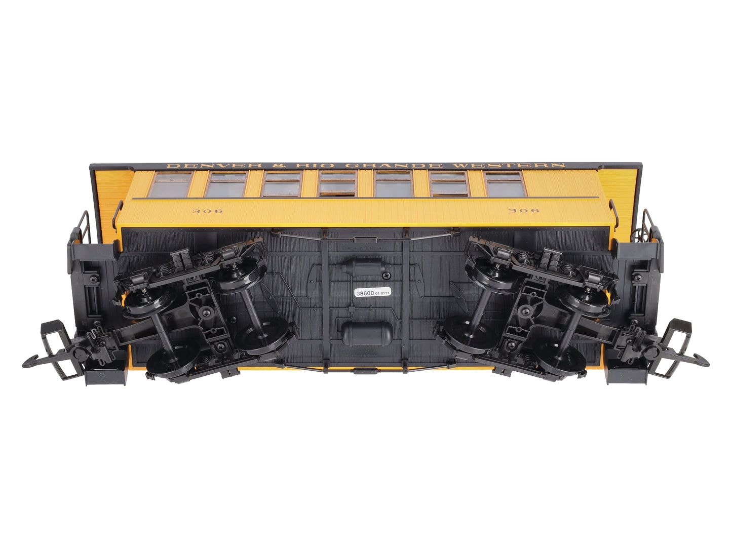 Piko 38600 G Denver & Rio Grande Western Wood Coach Yellow #331