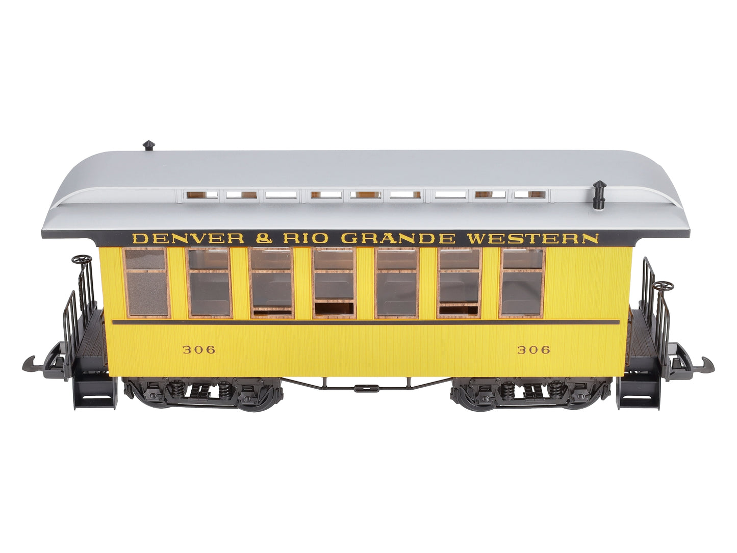 Piko 38600 G Denver & Rio Grande Western Wood Coach Yellow #331