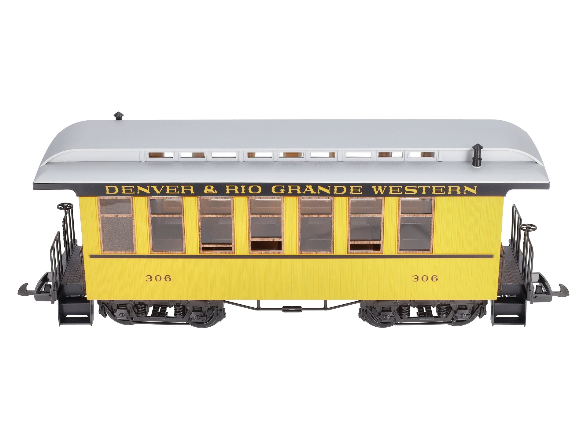 Piko 38600 G Denver & Rio Grande Western Wood Coach Yellow #331