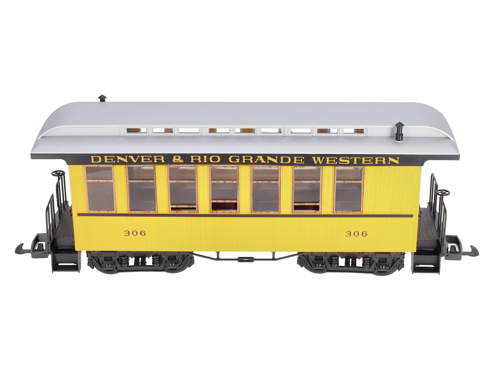Piko 38600 G Denver & Rio Grande Western Wood Coach Yellow #331