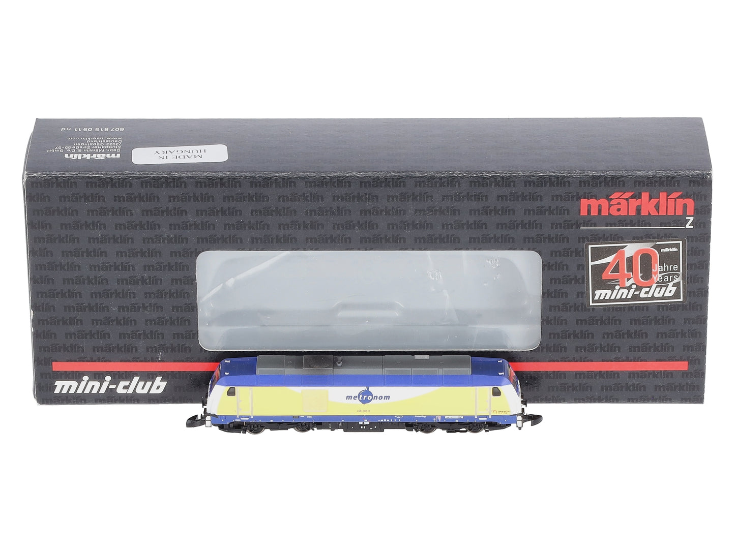 Marklin 88370 Z Scale Bombardier Traxx Class 246 Diesel Locomotive