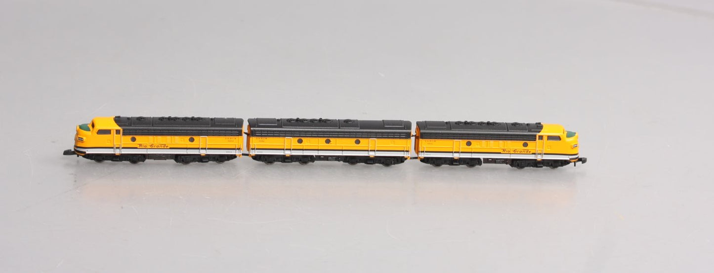 Marklin 88198 Z D&RGW EMD F7 A-B-A Diesel-Electric Locomotive Set (Set of 3)